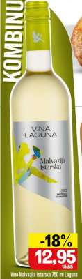 Vino Malvazija Istarska 750 ml Laguna