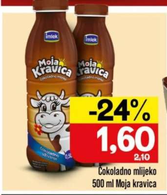 Čokoladno mlijeko 500 ml Moja kravica