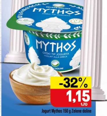 Jogurt Mythos 150 g Zelené doline