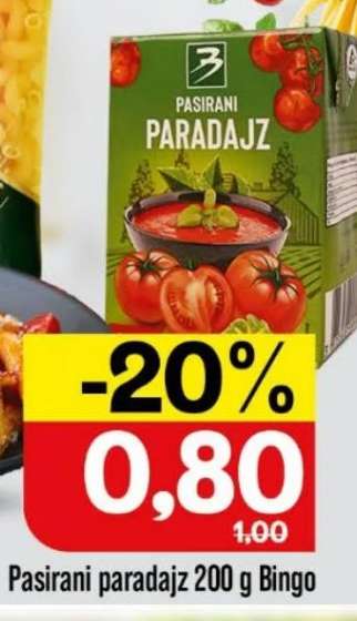 Pasirani paradajz 200 g Bingo