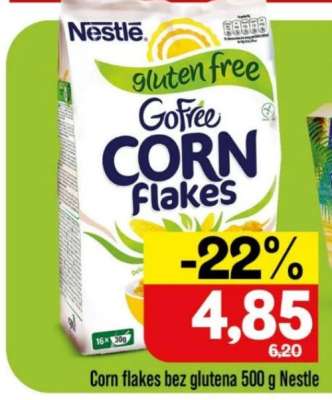 Corn flakes bez glutena 500 g, Nestle