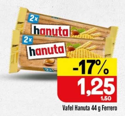 Vafel Hanuta 44 g Ferrero
