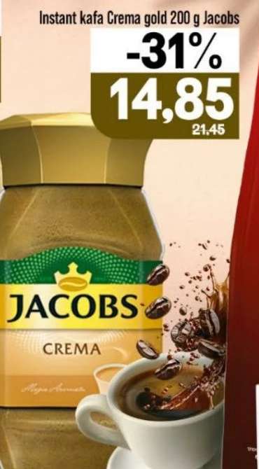 Instant kafa Crema gold 200 g Jacobs