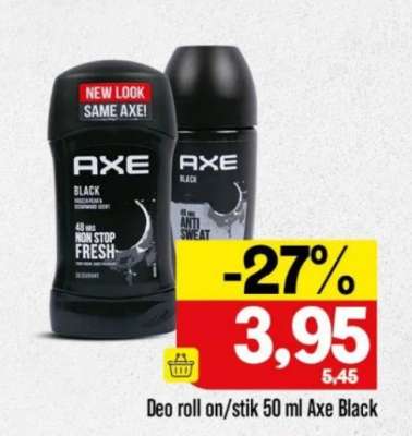 Deo roll on/stik 50 ml Axe Black