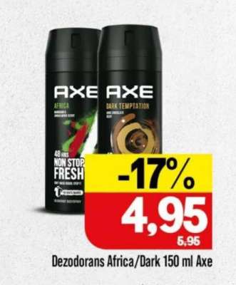 Dezodorans Africa/Dark 150 ml Axe