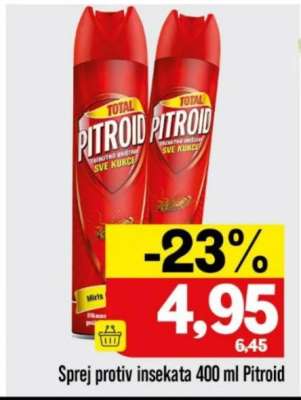 Sprej protiv insekata 400 ml Pitroid