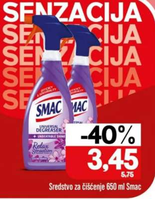 Sredstvo za čišćenje 650 ml Smac