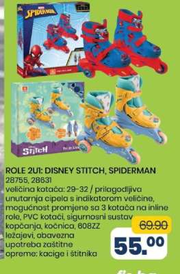 ROLE 2U1: DISNEY STITCH, SPIDERMAN
