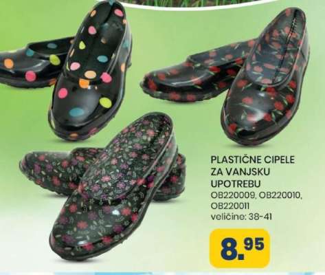 PLASTIČNE CIPELE ZA VANJSKU UPOTREBU