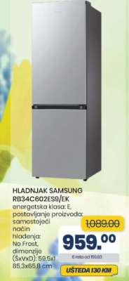 HLADNJAK SAMSUNG RB34C602ES9/EK