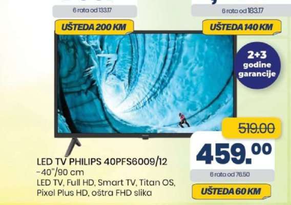 LED TV PHILIPS 40PFS6009/12