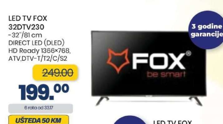 LED TV FOX 32DTV230