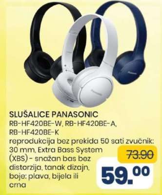 SLUŠALICE PANASONIC
