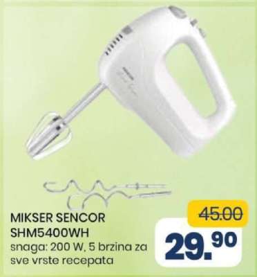 MIKSER SENCOR SHM5400WH
