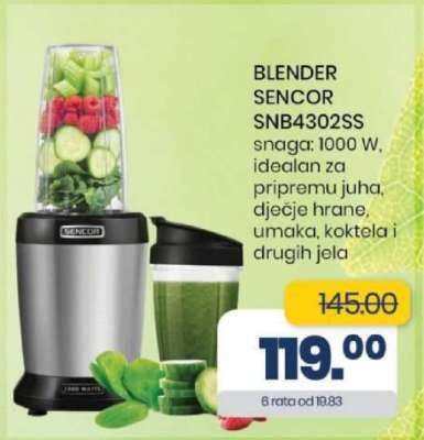 BLENDER SENCOR SNB4302SS