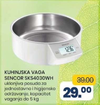 KUHINJSKA VAGA SENCOR SKS4030WH
