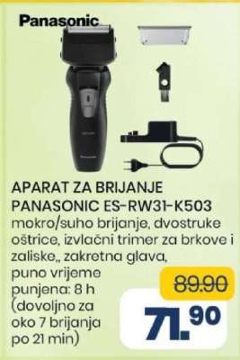 APARAT ZA BRIJANJE PANASONIC ES-RW31-K503