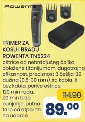 TRIMER ZA KOSU I BRADU ROWENTA TN5224
