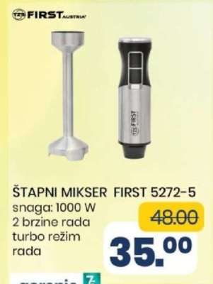 ŠTAPNI MIKSER FIRST 5272-5