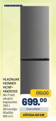 HLADNJAK HEINNER HCNF-HM293XE