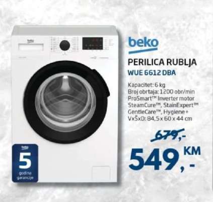 PERILICA RUBLJA WUE 6612 DBA