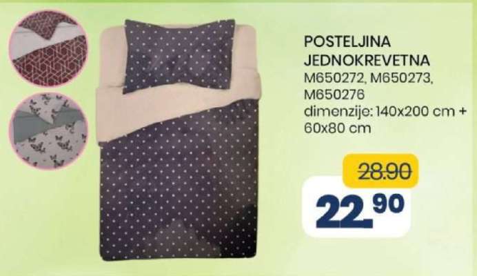 POSTELJINA JEDNOKREVETNA