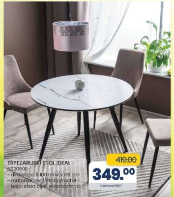 TRPEZARIJSKI STOL IDEAL