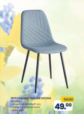 TRPEZARIJSKA STOLICA DROMA