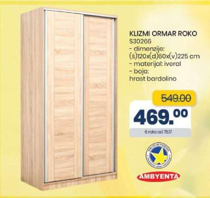 KLIZNI ORMAR ROKO