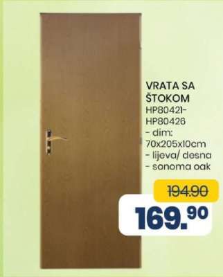 VRATA SA ŠTOKOM