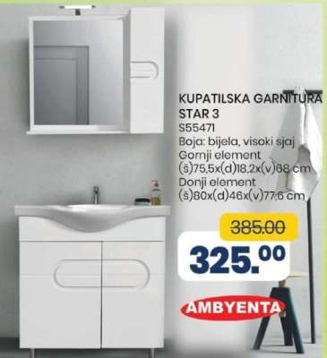 KUPATILSKA GARNITURA STAR 3