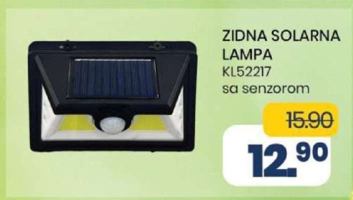 ZIDNA SOLARNA LAMPA