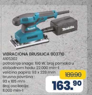 VIBRACIONA BRUSILICA B03710