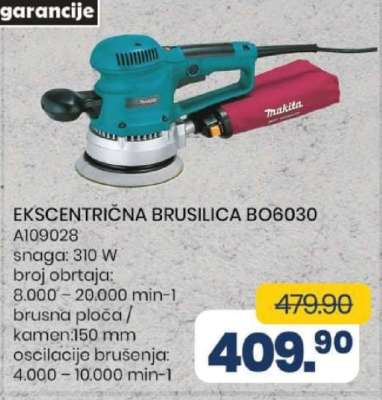 EKSCENTRIČNA BRUSILICA BO6030
