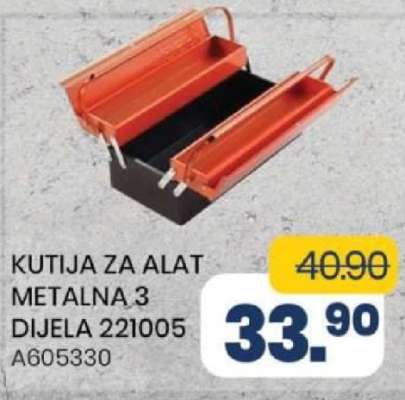 KUTIJA ZA ALAT METALNA 3 DIJELA 221005