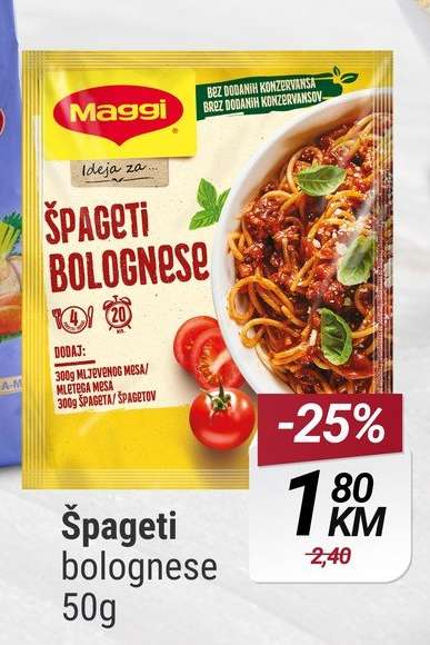 Špageti bolognese