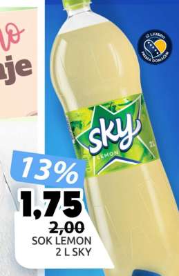 SOK LEMON 2 L SKY