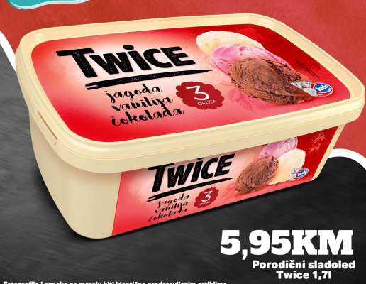 Twice Porodični sladoled