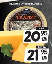 Mljetara Livno Sir Trapist