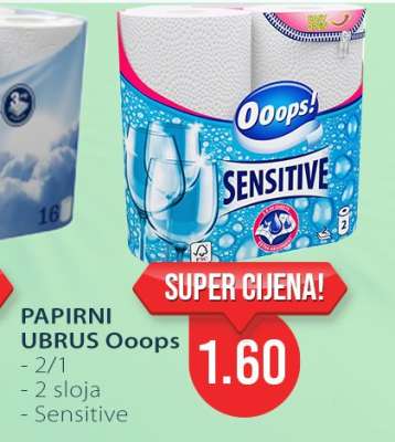 PAPIRNI UBRUS Ooops!