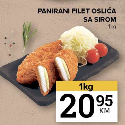 PANIRANI FILET OSLIĆA SA SIROM