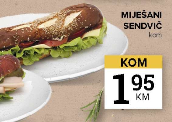 MIJEŠANI SENDVIČ