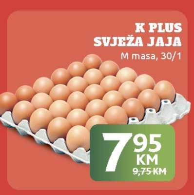 K PLUS SVJEŽA JAJA