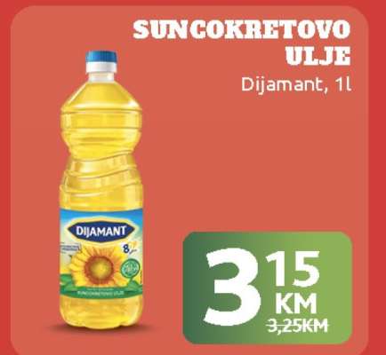 Suncokretovo ulje Dijamant