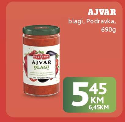 AJVAR blagi, Podravka, 690g