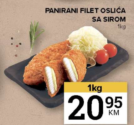 PANIRANI FILET OSLIĆA SA SIROM