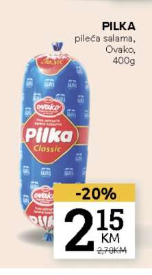 PILKA pileća salama, Ovako, 400g
