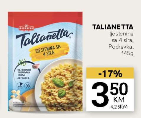TALIANETTA tjestenina sa 4 sira