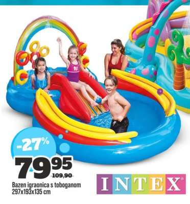 Intex Bazen igraonica s toboganom