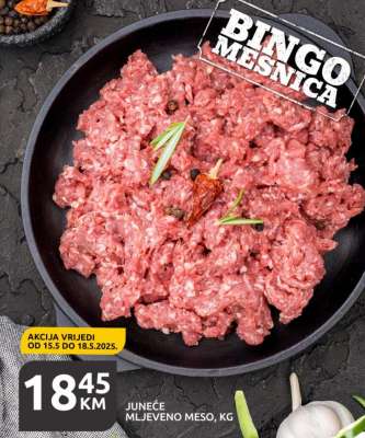 Juneće mljeveno meso, kg